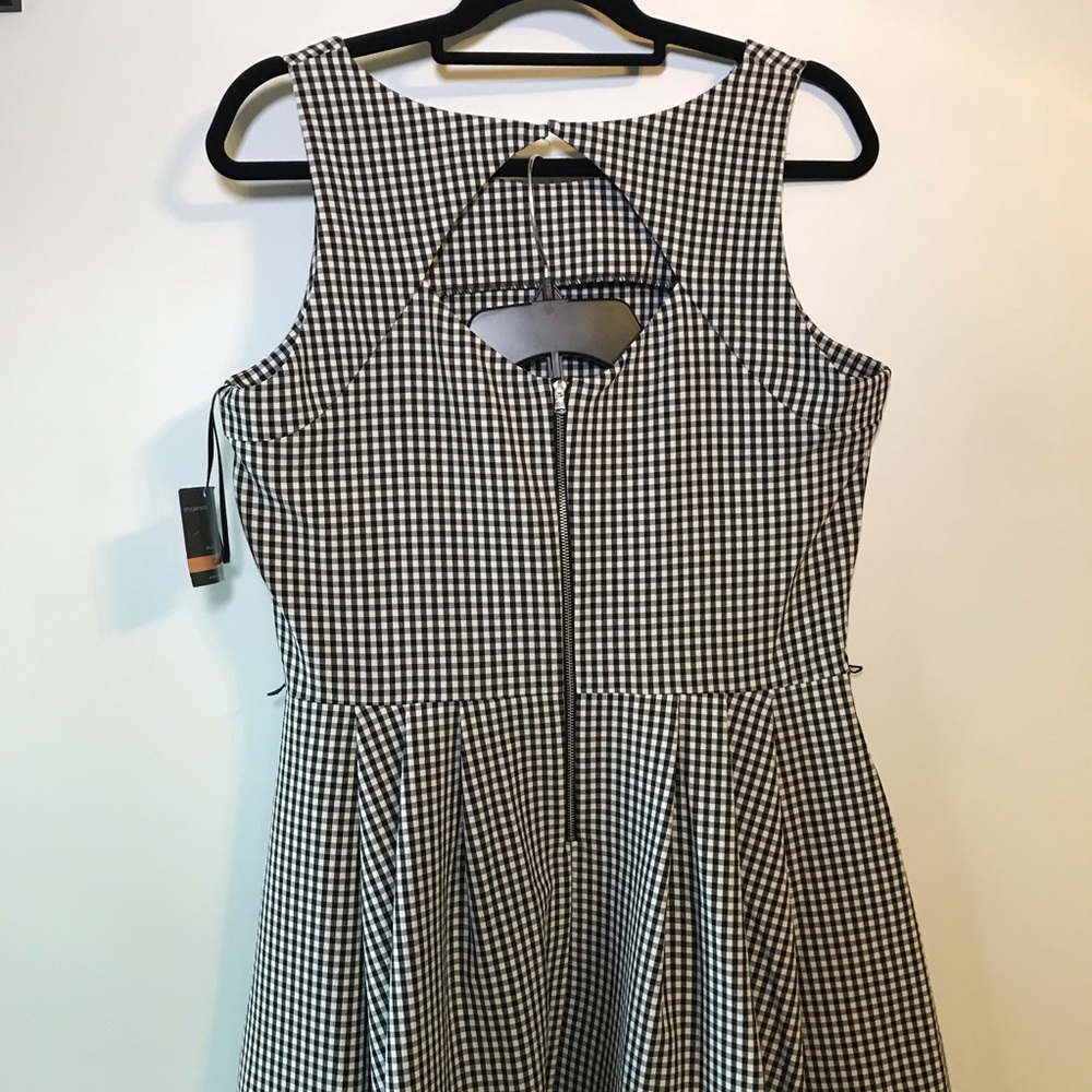 Gabby Skye Fit & Flare Belted Dress
